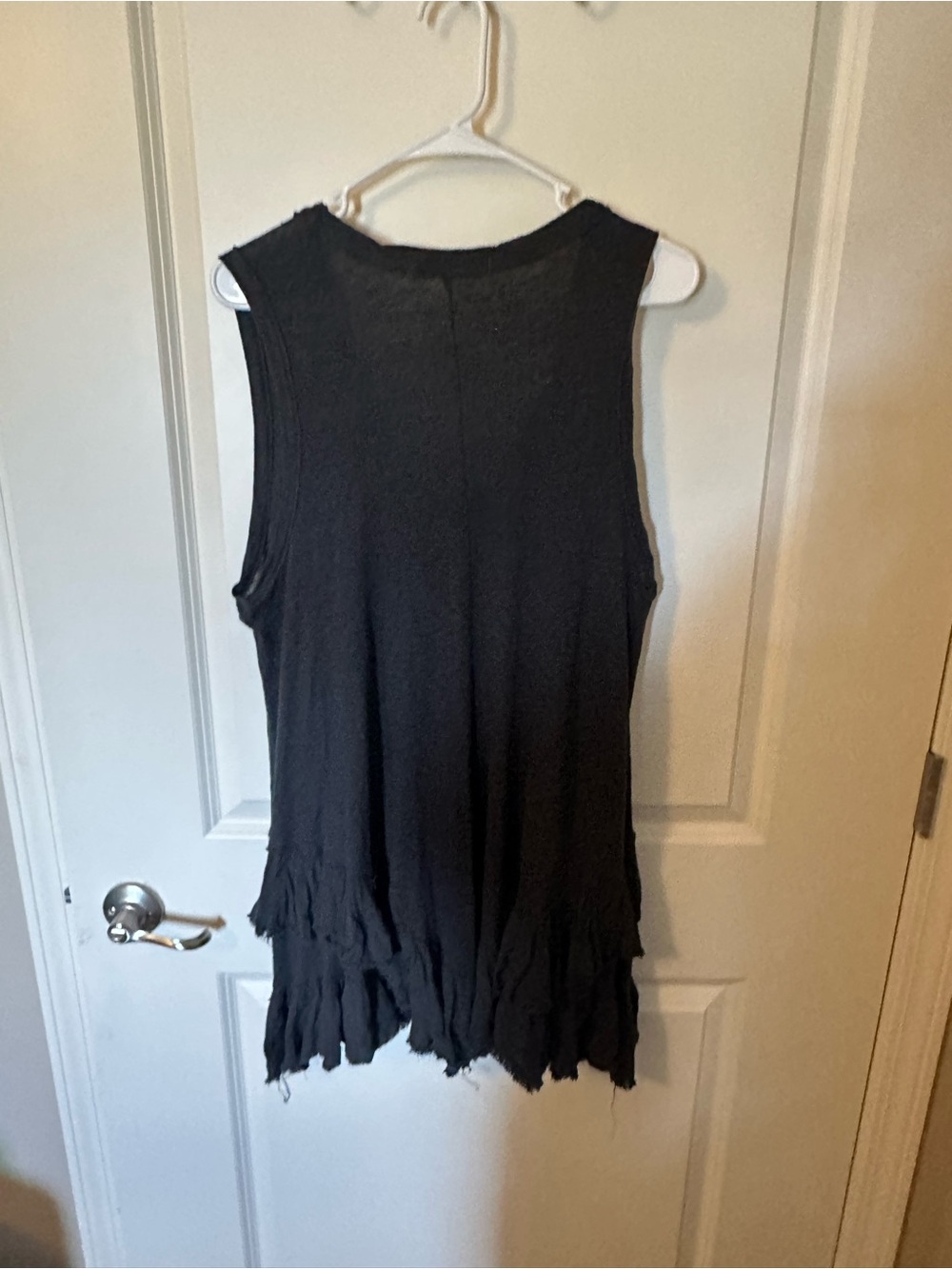 Free People “Shimmy Sasha Tank Top” in black - Picture 4 of 5